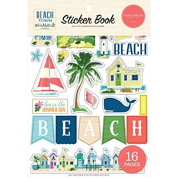 Echo Park Sticker Book, Beach Town
