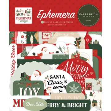 Echo Park Ephemera, Christmas Village