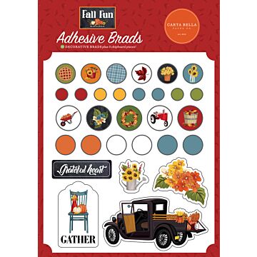 Carta Bella Adhesive Brads, Fall Fun