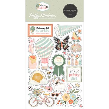 Echo Park Puffy Stickers, That's My Girl