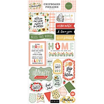 Carta Bella Chipboard Phrases, Homemade