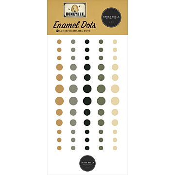 Echo Park Enamel Dots, Honey Bee
