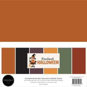 Echo Park Handmade Halloween 12x12 Solids Kit