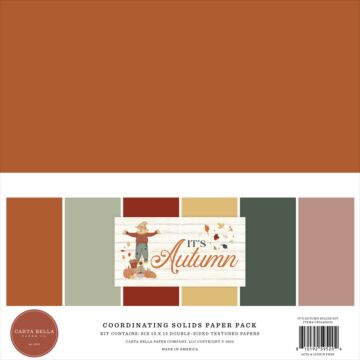 Echo Park 12X12 Solids Kit, It's Autumn
