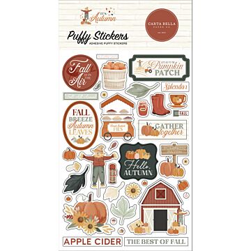 Echo Park Puffy Stickers, It's Autumn