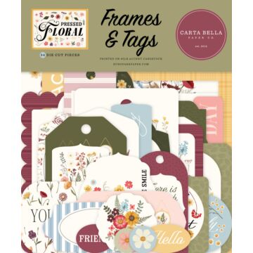 Echo Park Frames & Tags, Pressed Floral