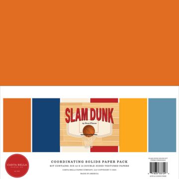 Carta Bella 12X12 Solids Kit, Slam Dunk