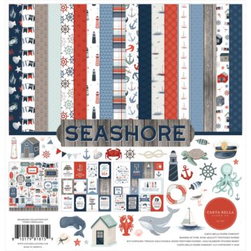 Echo Park 12X12 Collection Kit, Seashore