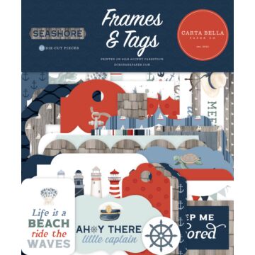 Echo Park Frames & Tags, Seashore