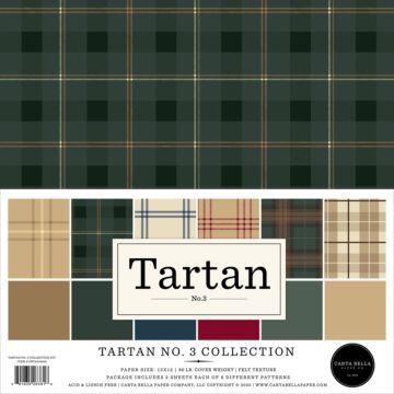 Carta Bella 12X12 Collection Kit, Tartan No. 3