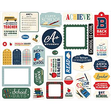 Echo Park Frames & Tags, Back To School