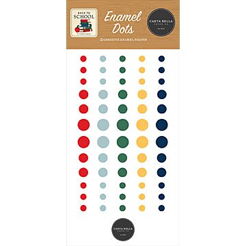 Echo Park Enamel Dots, Back To School
