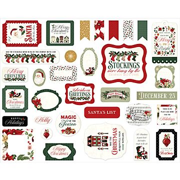 Echo Park Ephemera, A Vintage Christmas