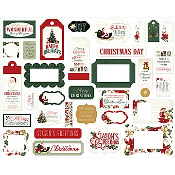 Echo Park Frames & Tags, A Vintage Christmas