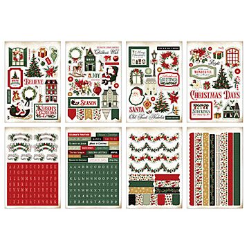 Echo Park Sticker Book, A Vintage Christmas
