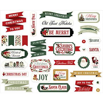 Echo Park Titles & Phrases, A Vintage Christmas