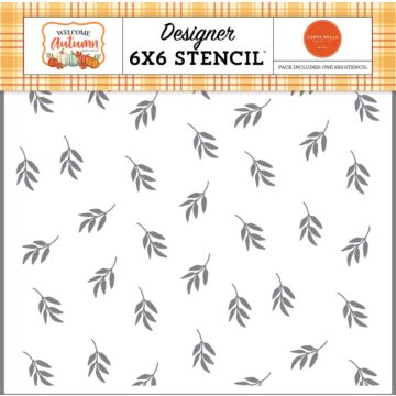 Carta Bella Stencil 6"X6" Grateful Branches