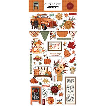 Carta Bella Chipboard Accents, Welcome Fall