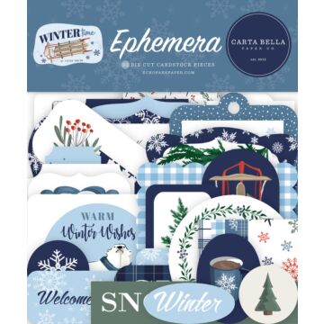 Carta Bella Ephemera, Wintertime