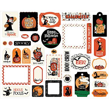 Echo Park Frames & Tags, Halloween Fun