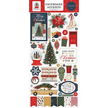 Echo Park Chipboard Accents, Christmas in the City