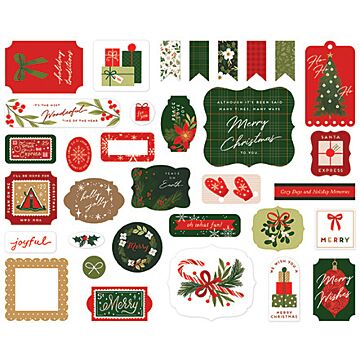 Echo Park Ephemera, Christmas Joy