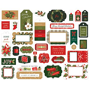 Echo Park Frames & Tags, Christmas Joy