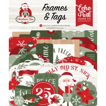 Echo Park Frames & Tags, Christmas Time