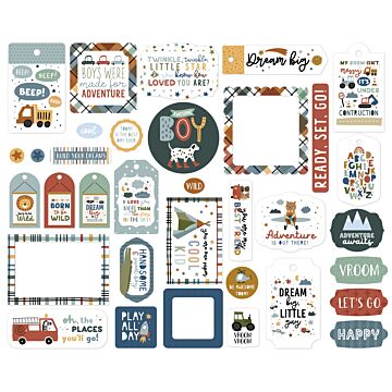 Echo Park Frames & Tags, Dream Big Little Boy