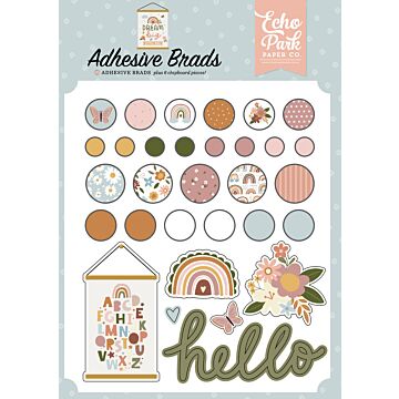 Echo Park Adhesive Brads, Dream Big Little Girl