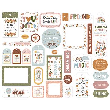 Echo Park Frames & Tags, Dream Big Little Girl