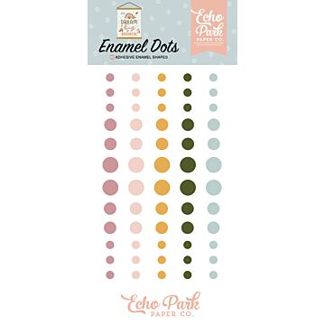 Echo Park Enamel Dots, Dream Big Little Girl