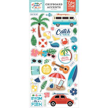 Echo Park Chipboard Accents, Endless Summer