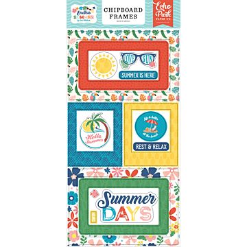 Echo Park Chipboard Frames, Endless Summer