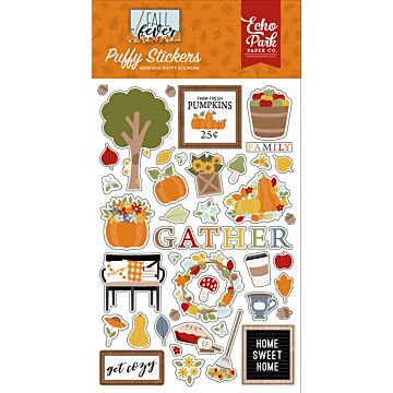 Echo Park Puffy Stickers, Fall Fever