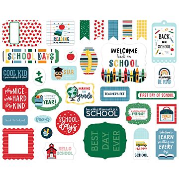 Echo Park Ephemera, First Day of School