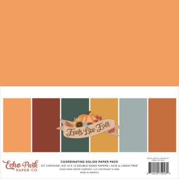 Echo Park Feels Like Fall 12x12 Solids Kit