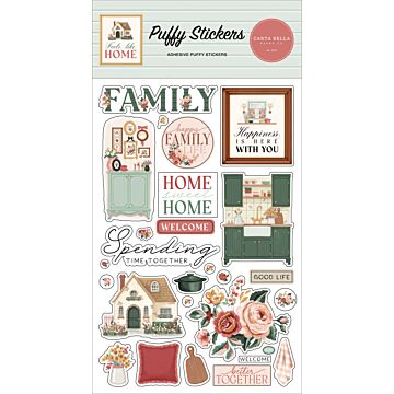 Echo Park Puffy Stickers, Feels Like Home