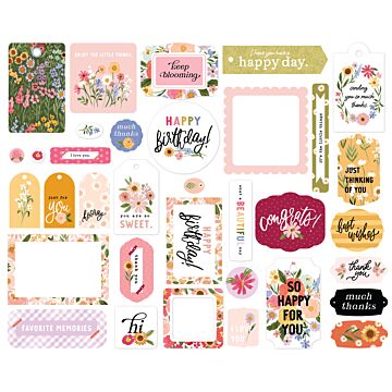 Carta Bella Frames & Tags, Flora No. 6