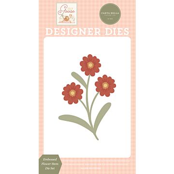 Echo Park Die, Silly Goose - Embossed Flower Stem
