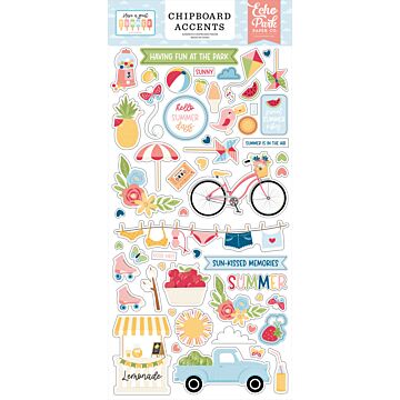 Echo Park Chipboard Accents, Have a Great Summer