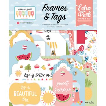 Echo Park Frames & Tags, Have a Great Summer