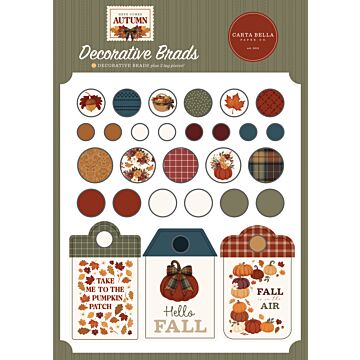 Echo Park Here Comes Autumn Decorative Brads