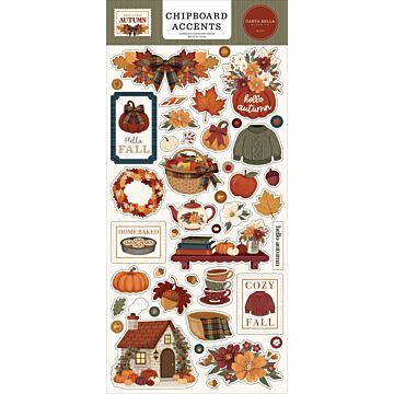 Echo Park Here Comes Autumn Chipboard Accents
