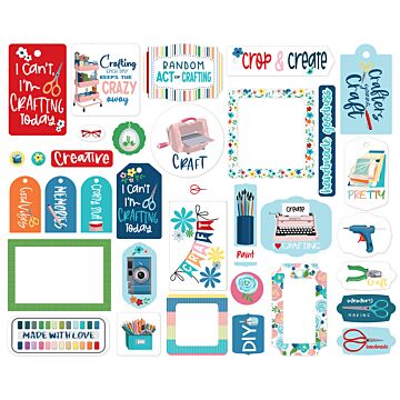 Echo Park Frames & Tags, Happy Crafting