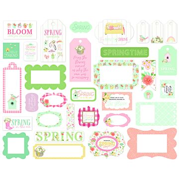 Echo Park Frames & Tags, Here Comes Spring