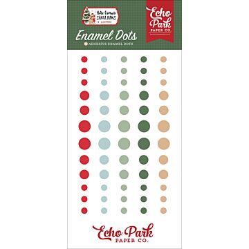Echo Park Here Comes Santa Paws Enamel Dots