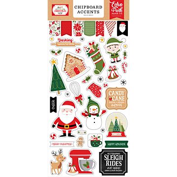 Echo Park Chipboard Accents, Have a Holly Jolly Christmas
