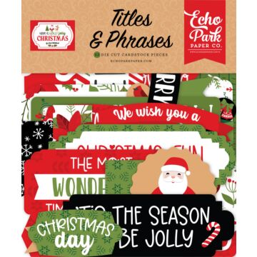 Echo Park Titles & Phrases, Have a Holly Jolly Christmas