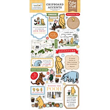 Echo Park Chipboard Accents, The House at Pooh Corner